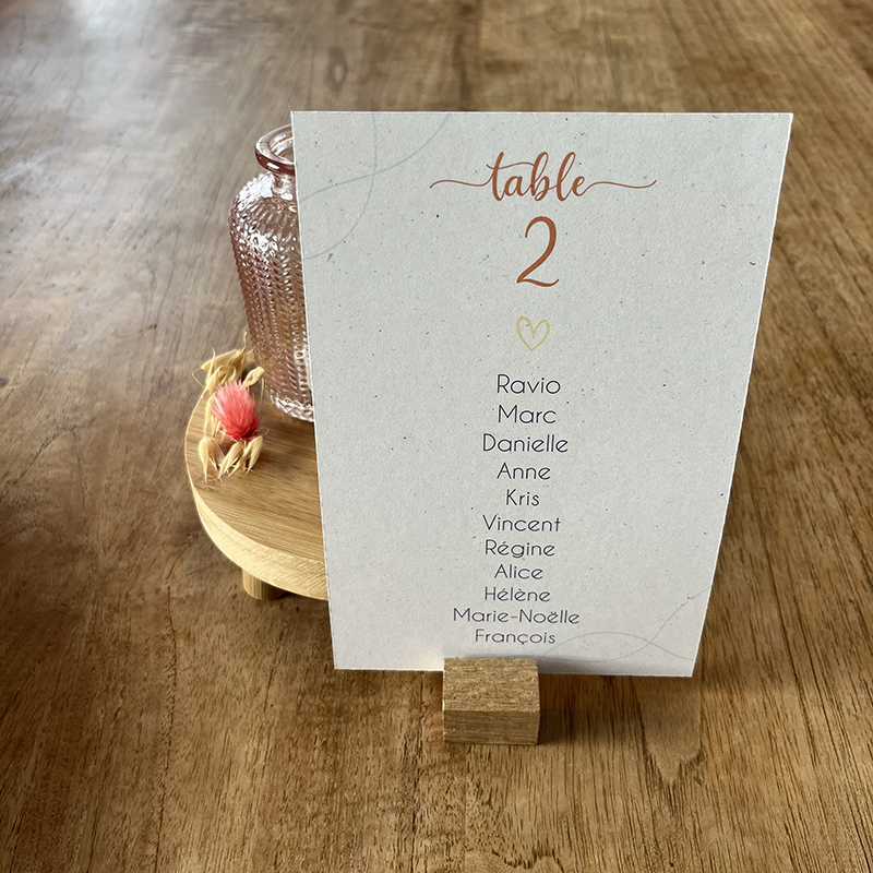komodo-plandetable-simple1jpg Plan de table de mariage sous forme de petits cartons de la collection colorée et intemporelle "Komodo"