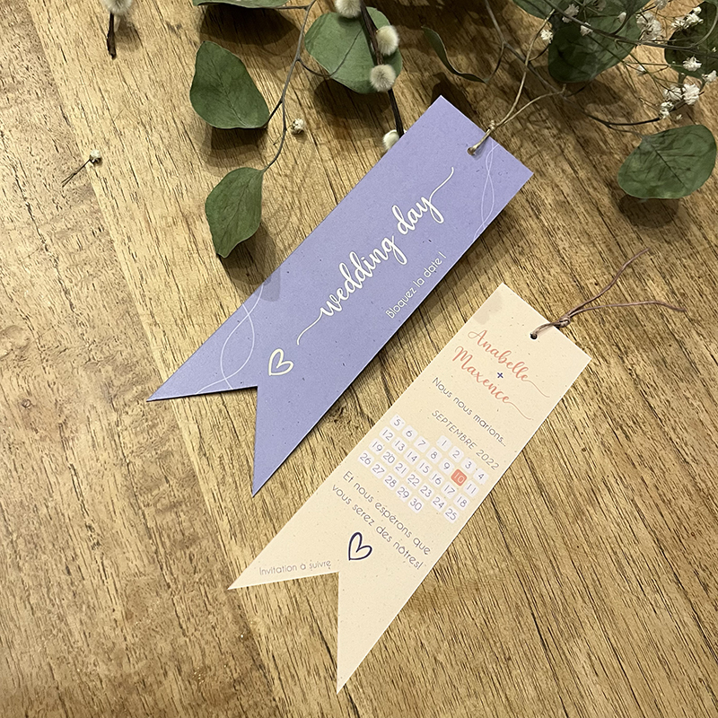 komodo-savethedate Save The Date signet de mariage de la collection colorée et intemporelle "Komodo"