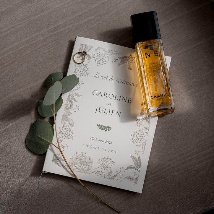 HOTEL BARSEY Livret de cérémonie de mariage - photo de Shawna Rae et Juliana Novoa