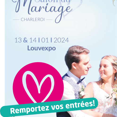 Affiche du salon du mariage au Louvexpo