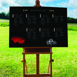 Plan de table panneau